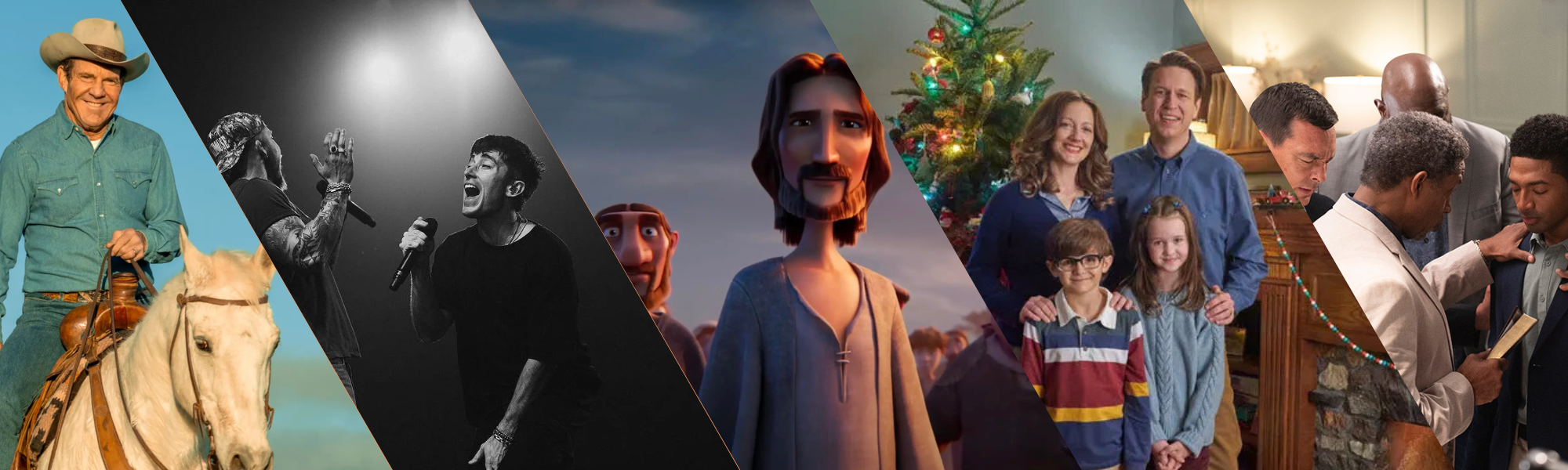 Images from the 2025 Dove Award-nominated films.